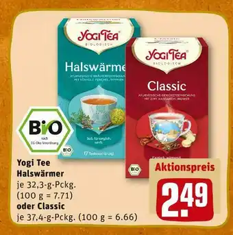 REWE Yogi tee halswärmer oder classic Angebot