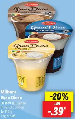 Lidl Milbona Gran Dioso Angebot