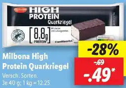 Lidl Milbona High Protein Quarkriegel Angebot