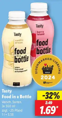 Lidl Tasty Food in a Bottle Angebot