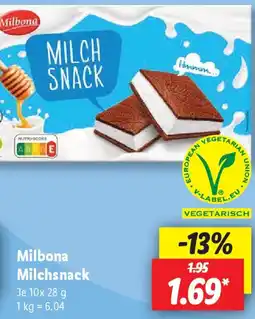 Lidl Milbona Milchsnack Angebot