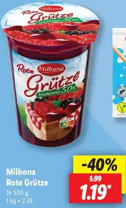 Lidl Milbona Rote Grütze Angebot