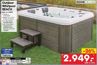 Netto Marken-Discount HOME DELUXE Outdoor Whirlpool BEACH Angebot