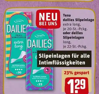 REWE Tena dailies slipeinlagen Angebot