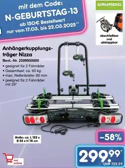 Netto Marken-Discount GRUNDIG Anhängerkupplungsträger Nizza Angebot