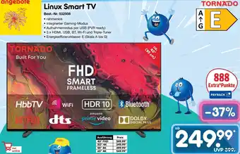 Netto Marken-Discount TORNADO Linux Smart TV Angebot