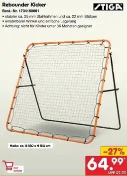 Netto Marken-Discount STIGA Rebounder Kicker Angebot