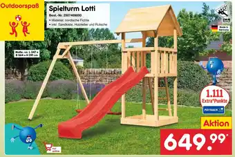 Netto Marken-Discount Karibu Spielturm Lotti Angebot