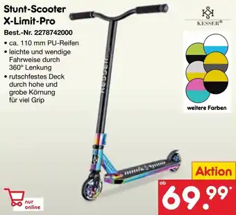 Netto Marken-Discount KESSER Stunt-Scooter X-Limit-Pro Angebot