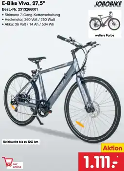 Netto Marken-Discount JOBOBIKE E-Bike Viva, 27,5" Angebot