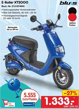 Netto Marken-Discount Bluis E-Roller XT2000 Angebot