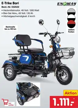 Netto Marken-Discount ENeWAY E-Trike Bari Angebot