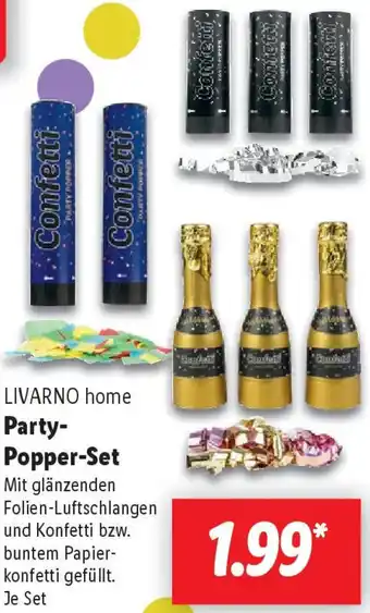 Lidl LIVARNO home Party Popper-Set Angebot