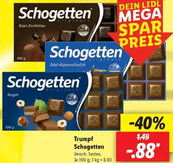 Lidl Trumpf Schogetten Angebot