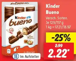 Lidl Kinder Bueno Angebot