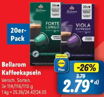 Lidl Bellarom Kaffeekapseln Angebot