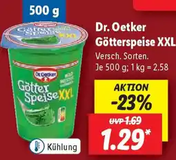 Lidl Dr. Oetker Götterspeise XXL Angebot