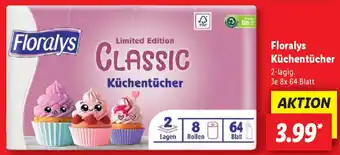 Lidl Floralys Küchentücher Angebot