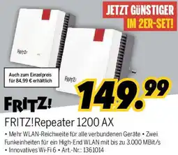 MEDIMAX FRITZ! Repeater 1200 AX Angebot