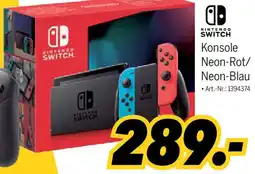 MEDIMAX NINTENDO SWITCH Konsole Neon-Rot/ Neon-Blau Angebot