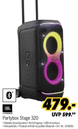 MEDIMAX JBL Partybox Stage 320 Angebot