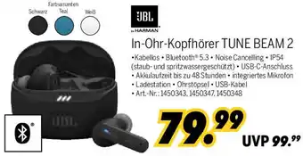 MEDIMAX JBL In-Ohr-Kopfhörer TUNE BEAM 2 Angebot