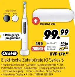 MEDIMAX Oral-B Elektrische Zahnbürste iO Series 5 Angebot