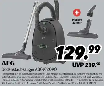 MEDIMAX AEG Bodenstaubsauger AB61C2OKO Angebot