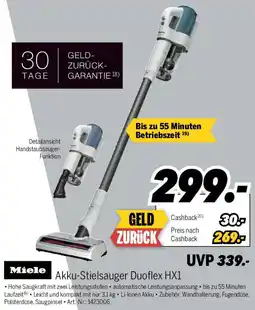 MEDIMAX Miele Akku-Stielsauger Duoflex HX1 Angebot