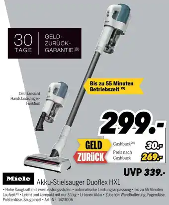 MEDIMAX Miele Akku-Stielsauger Duoflex HX1 Angebot