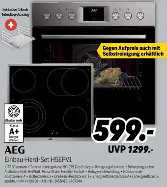 MEDIMAX AEG Einbau-Herd-Set H5EPV1 Angebot