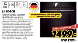 MEDIMAX BOSCH Autarker Einbau-Backofen HBG778NB1 Select Line Angebot