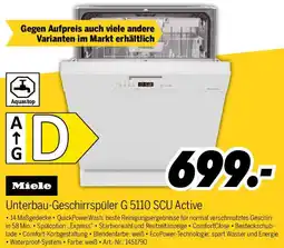 MEDIMAX Miele Unterbau-Geschirrspüler G 5110 SCU Active Angebot