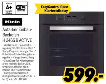 MEDIMAX Miele Autarker Einbau Backofen H 2465 B ACTIVE Angebot