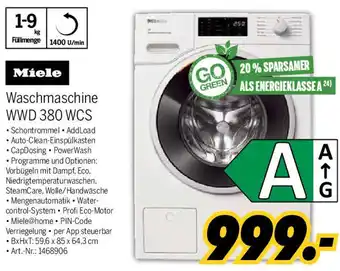 MEDIMAX Miele Waschmaschine WWD 380 WCS Angebot