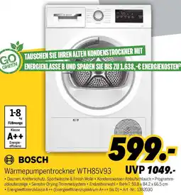 MEDIMAX BOSCH Wärmepumpentrockner WTH85V93 Angebot