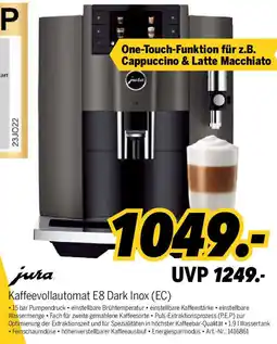 MEDIMAX jura Kaffeevollautomat E8 Dark Inox (EC) Angebot