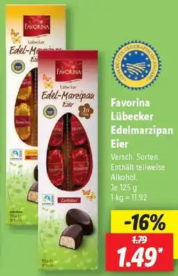 Lidl Favorina Lübecker Edelmarzipan Eier Angebot