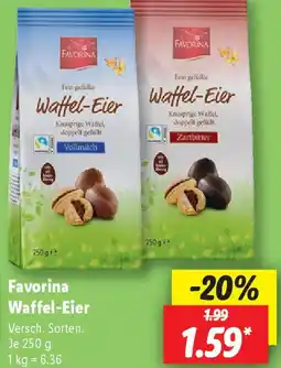 Lidl Favorina Waffel-Eier Angebot