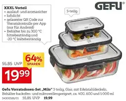 XXXLutz Gefu Vorratsdosen-Set „Milo" Angebot