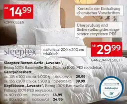 XXXLutz Sleeptex Betten-Serie ,,Levante" Angebot