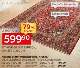 XXXLutz Cazaris Echter Orientteppich ,,Keshan" Angebot