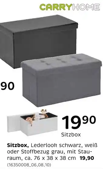 XXXLutz CARRYHOME Sitzbox Angebot