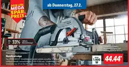 Lidl PARKSIDE PERFORMANCE Handkreissäge Angebot