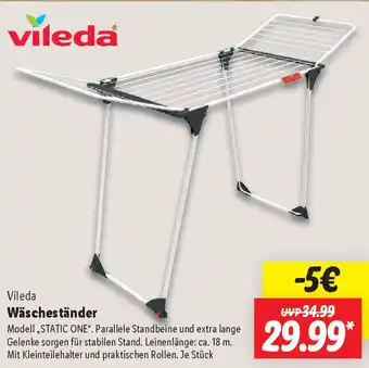 Lidl Vileda Wäscheständer Angebot