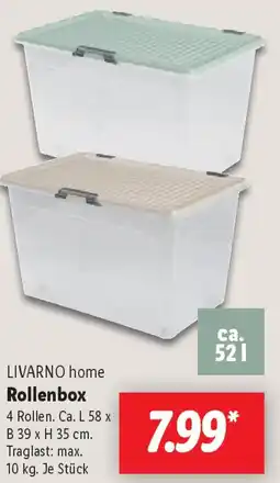 Lidl LIVARNO home Rollenbox Angebot