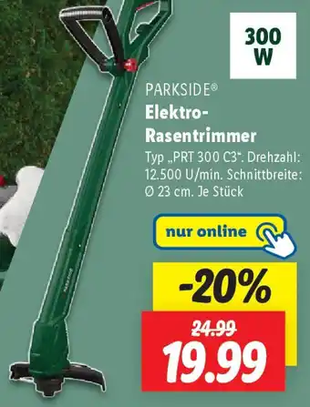 Lidl PARKSIDE Elektro Rasentrimmer Angebot