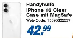 expert Techno Land Apple Handyhülle iPhone 16 Clear Case mit MagSafe Angebot