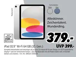 MEDIMAX Apple ipad 10,9 wi-fi 64 gb (10. gen.) Angebot