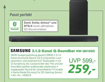 EP Samsung 3.1.2-kanal q-soundbar hw-q610gc Angebot